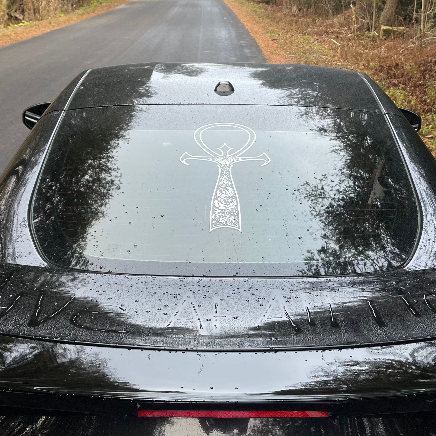 Sacred Ankh window sticker
