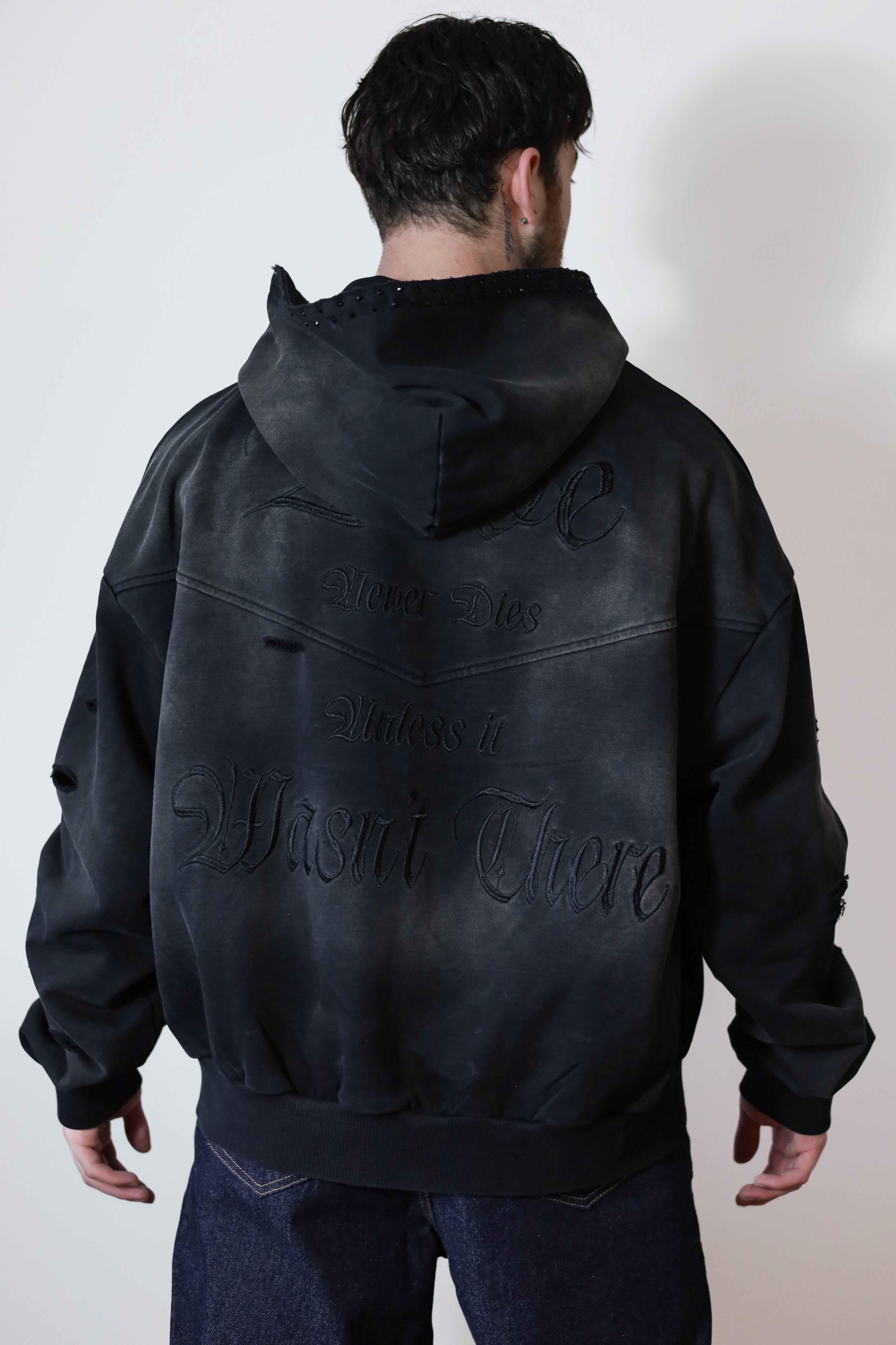 Dark night zip up