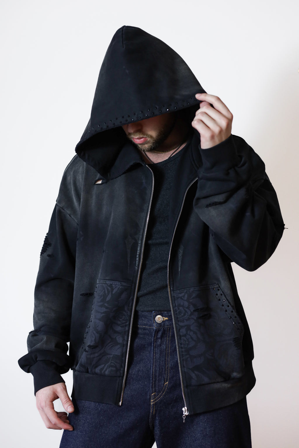 Dark night zip up